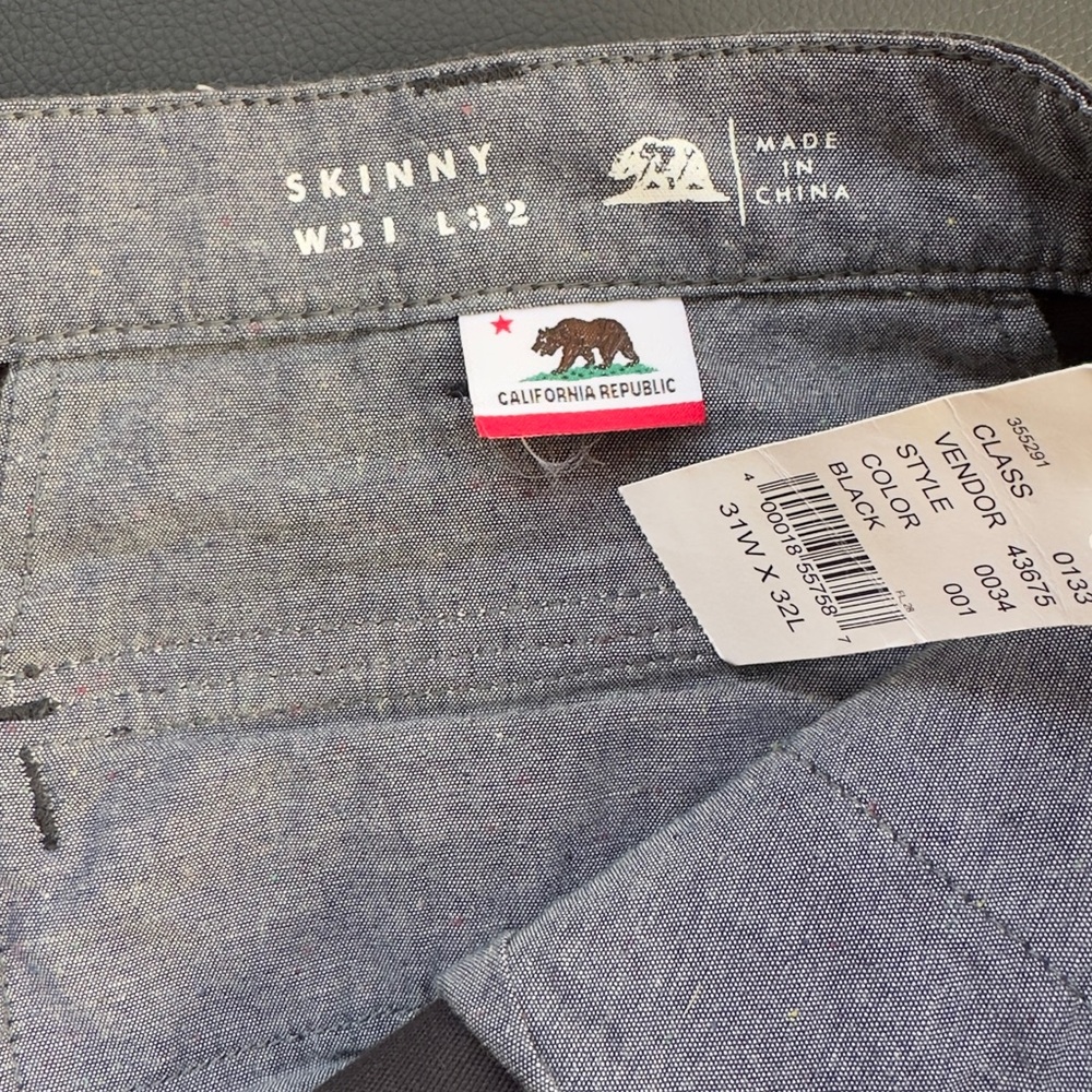 Bullhead Black Skinny Men Pants